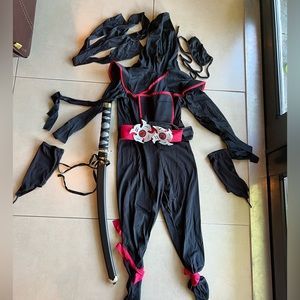 Black dragon Ninja costume